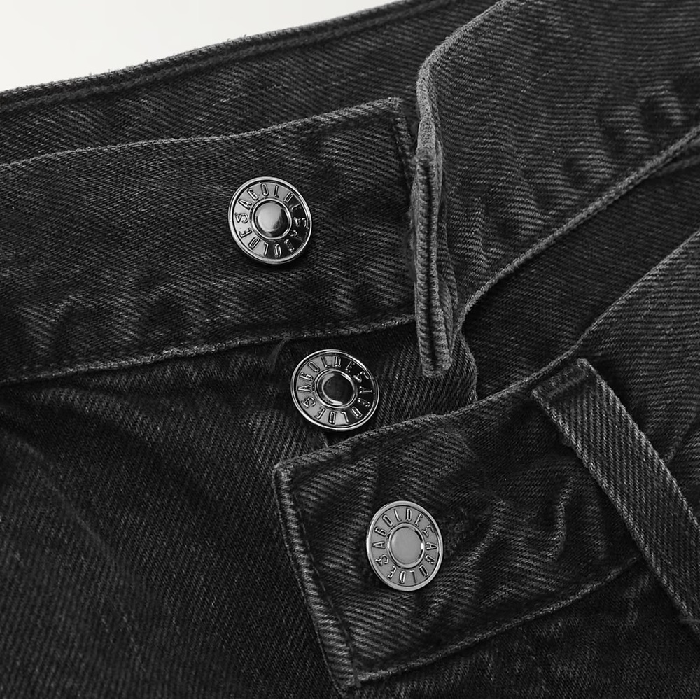 NWOT AGOLDE Broken Waistband Shorts - Picture 5 of 10